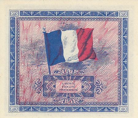 France 10 Francs Impr. américaine (drapeau) - 1944 Série X 00402790