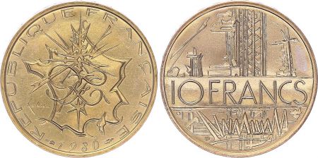 France 10 Francs Mathieu - 1980 - issu de coffret FDC