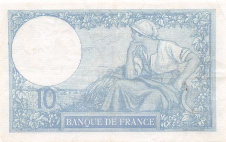 France 10 Francs Minerve - 02-01-1941 Série O.83037 - TTB