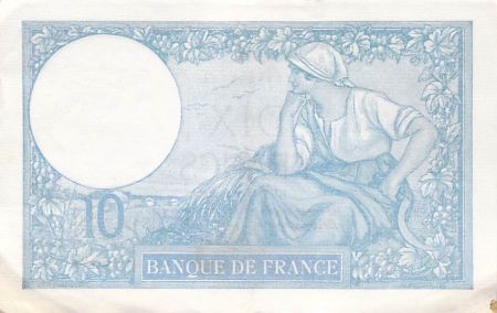 France 10 Francs Minerve - 07-11-1940 Série D.78971 - PSUP