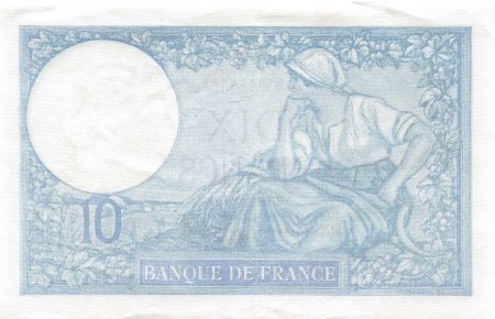 France 10 Francs Minerve - 07-11-1940 Série J.79073 - TTB+