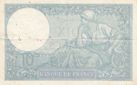 France 10 Francs Minerve - 09-01-1941 - Série J.83544