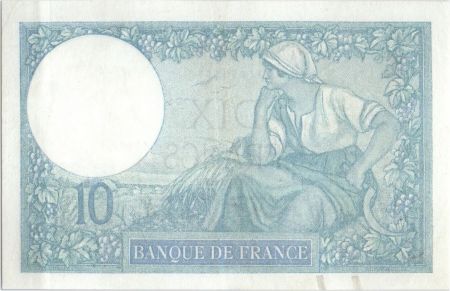 France 10 Francs Minerve - 09-03-1925 Série F.18102