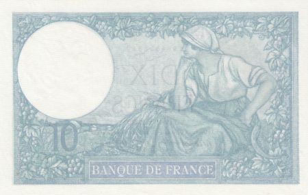 France 10 Francs Minerve - 14-11-1940 - Série V.79382