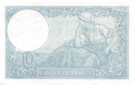 France 10 Francs Minerve - 14-11-1940 Série A.79408 - TTB+