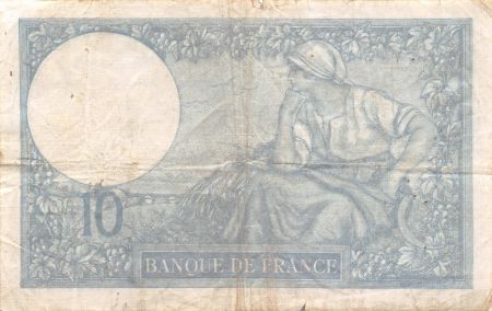 France 10 Francs Minerve - 17-12-1936 Série V.68001 - TB