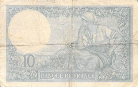 France 10 Francs Minerve - 18-12-1923 Série C.12300 - TB