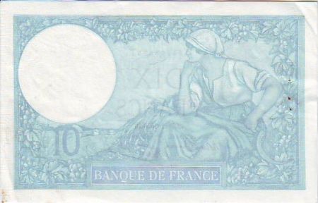 France 10 Francs Minerve - 1940