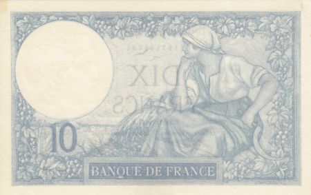 France 10 Francs Minerve - 24-12-1927 Série V.46686