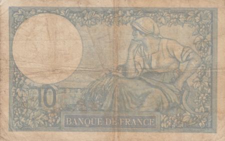 France 10 Francs Minerve - Années variées 1916-1942 - TB