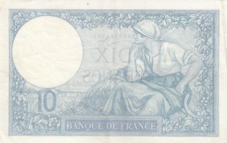 France 10 Francs Minerve 17-12-1936 - Série L.67584