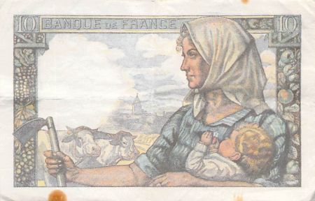 France 10 Francs Mineur - 07-04-1949 Série B.190 - TTB