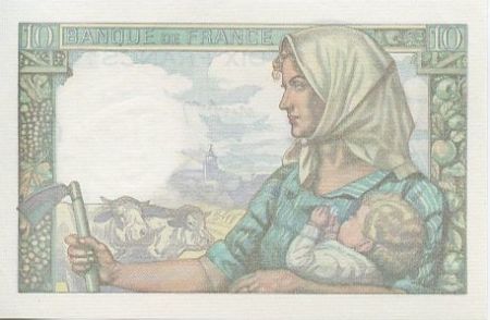 France 10 Francs Mineur - 09-10-1941 Série Y.3