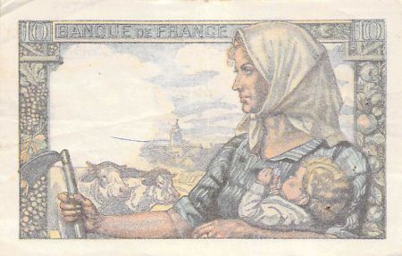 France 10 Francs Mineur - 10-03-1949 Série N.176 - PTTB
