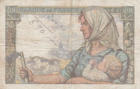 France 10 Francs Mineur - 11-06-1942 Série A.8 - TB+