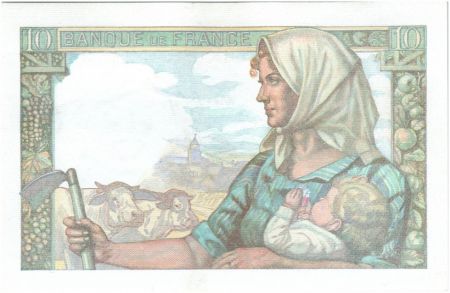 France 10 Francs Mineur - 1943