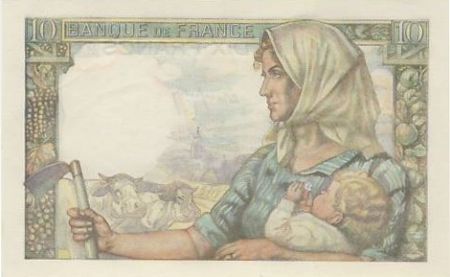 France 10 Francs Mineur - 1944