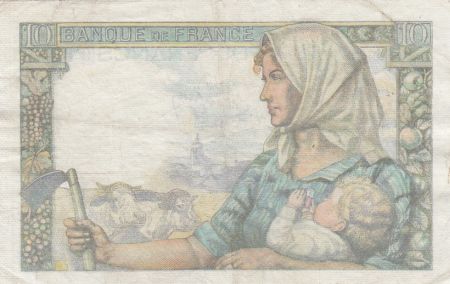 France 10 Francs Mineur - années 1941 à 1949