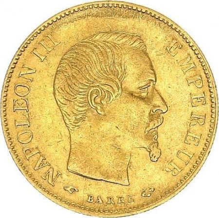 France 10 Francs Napoléon III - Tête nue 1859 A