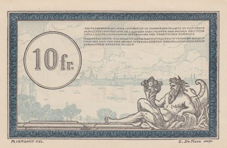 France 10 Francs Régie des chemins de Fer - 1923 - Spécimen Série OO