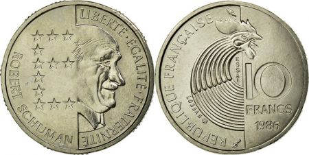 France 10 Francs Robert Schuman - 1986 - Essai