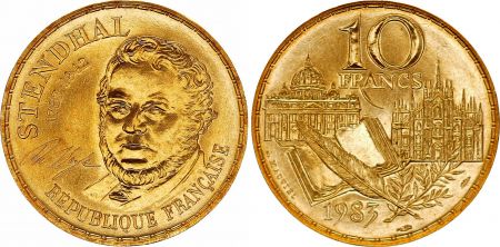France 10 Francs Stendhal - 1983
