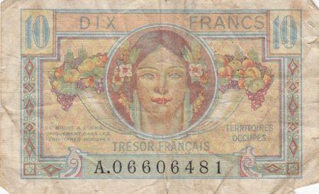 France 10 Francs Trésor Français - 1947 - Série A - B