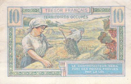 France 10 Francs Trésor Français - 1947 - Série A - TB+