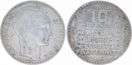 France 10 Francs Turin - 1929 Argent