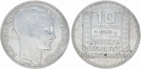France 10 Francs Turin - 1933 Argent