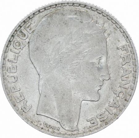 France 10 Francs Turin - 1939 Argent