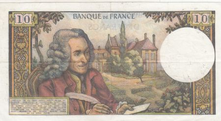 France 10 Francs Voltaire - 02-01-1969 - Série P.455