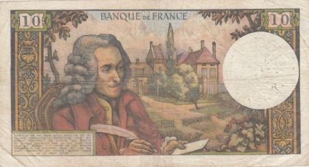 France 10 Francs Voltaire - 02-01-1969 Série H.456 - TB+