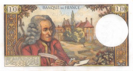 France 10 Francs Voltaire - 03-02-1972 Série N.739 - SUP