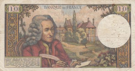 France 10 Francs Voltaire - 03-06-1965 Série O.168 - TB