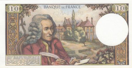 France 10 Francs Voltaire - 03-09-1970 - Série V.615