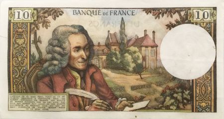 France 10 Francs Voltaire - 04-01-1973 Série B.870 - TTB