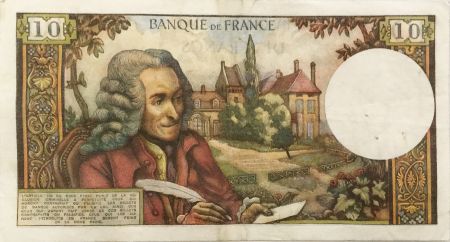 France 10 Francs Voltaire - 04-01-1973 Série N.869 - TTB