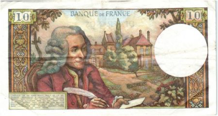 France 10 Francs Voltaire - 04-01-1973 Série U.850