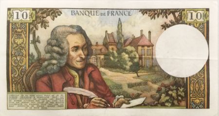 France 10 Francs Voltaire - 04-01-1973 Série U.857 - TTB+
