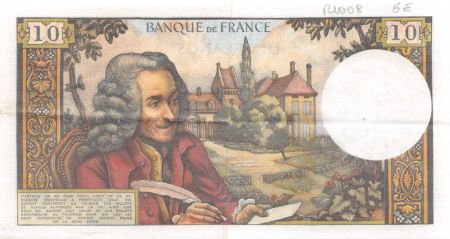 France 10 Francs Voltaire - 04-06-1964 Série J.84 - TTB