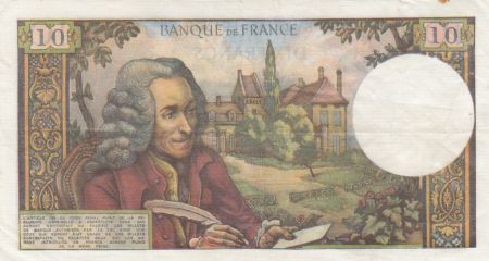 France 10 Francs Voltaire - 04-07-1968 Série W.417 - TTB