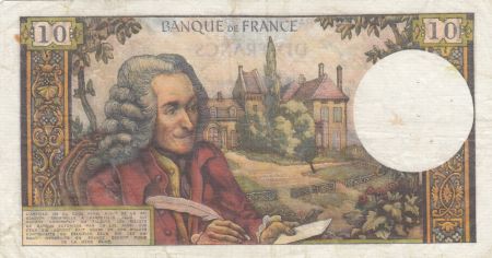 France 10 Francs Voltaire - 05-11-1965 Série K.191 - TB+