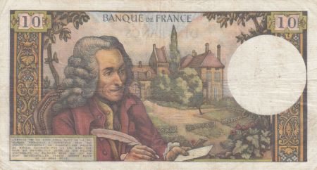 France 10 Francs Voltaire - 06-02-1964 Série P.73 - TB+