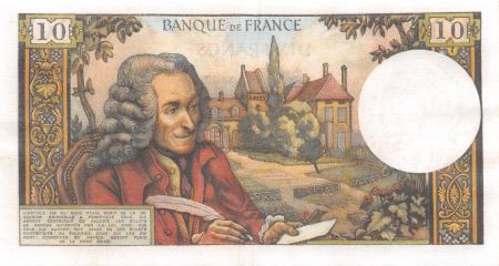 France 10 Francs Voltaire - 06-03-1969 Série H.481 - TTB+