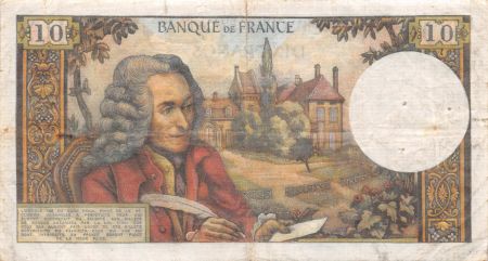 France 10 Francs Voltaire - 06-03-1969 Série S.471 - TB