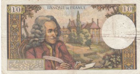 France 10 Francs Voltaire - 06-11-1969 Série H.523 - TB+