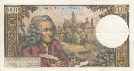 France 10 Francs Voltaire - 07-01-1968 Série E.439 - TTB