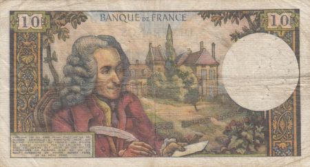France 10 Francs Voltaire - 07-07-1966 Série V.257 - TB