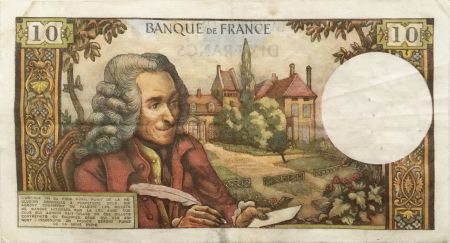 France 10 Francs Voltaire - 07-09-1972 Série O.801 - PTTB